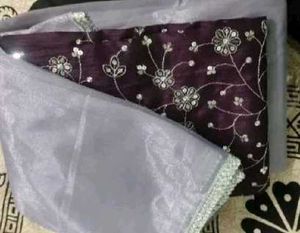 Lavender Saree
