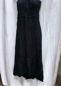 I. Black long dress