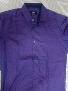 MAX Purple Printed Shirt