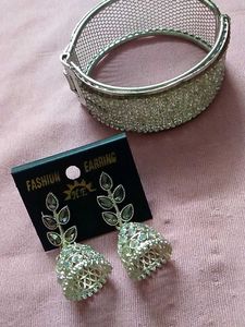 Earrings & Bangle Set