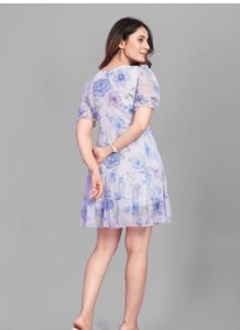 Floral Print Mini Dress