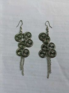 Stylish Silver Dangle Earrings