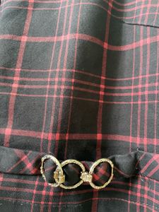 Plaid Crop Tank Top