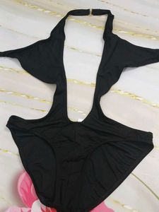 Black One Piece Swimsuit
