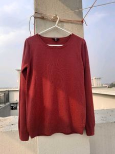 Fig Maroon Sweatshirt For Women