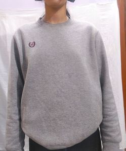 Pinteresty solid grey oversized sweatshirt