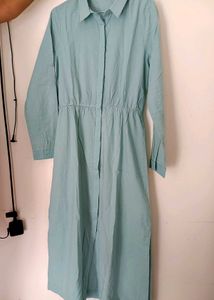 Mint Green Shirt Dress
