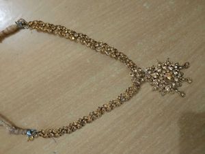 Gold-Toned Floral Necklace