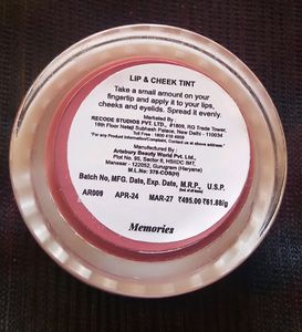 Recode India 🇮🇳 Lip And Cheek Tint