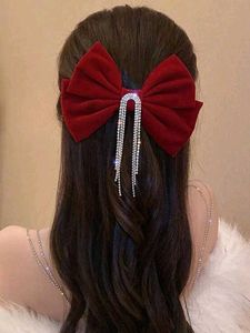 Rhinstone Bow Clip