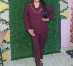 Marron Cordset