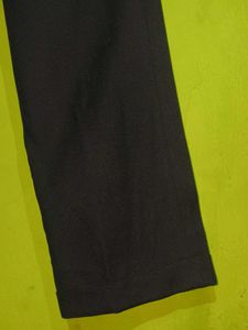 Black Straight Trouser Pants