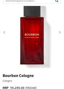 Brand New Bath And Body Works BourbonCologne