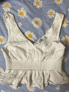 Hollister White Tank Top
