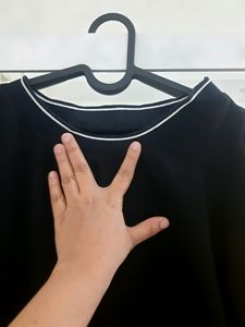Black Formal Midi Dress With 2 Side Pockets