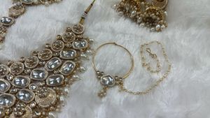 Unused kundan Bridal Jewelry Set