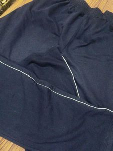 Navy Blue Track Pants Purecotton