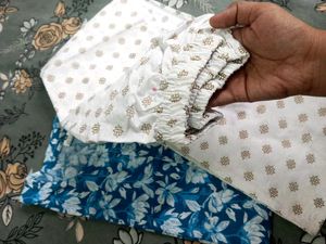 Floral Cord Set Long Kurti Pant