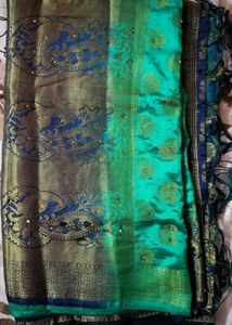 Pattu Green Silk Saree