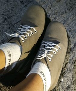 Grey Beautiful Boots For Girls