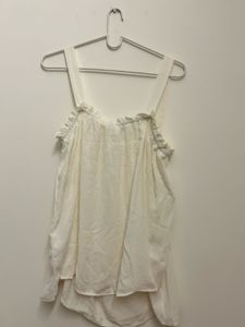 H&amp;M White Sleeveless Top