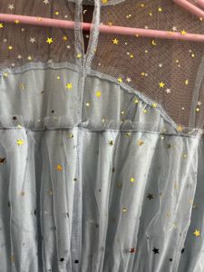 Star Sequin Mesh Dress