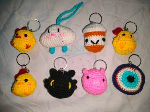 Crochet Keychains - Adorable Charms