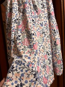 Shein Floral Tie-Front Dress - New With Tag
