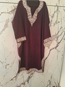 Kashmiri Embroidery work Ruffel Kurta