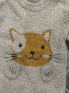 Cute Cat Furry Sweater