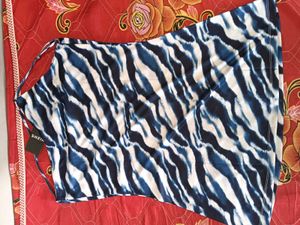 Shein Blue & White Skirt