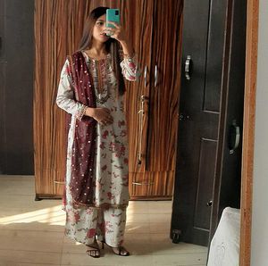 Floral Print Kurta Set