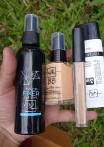 Combo of 4- Brand New Primer, Fixer, BB cream