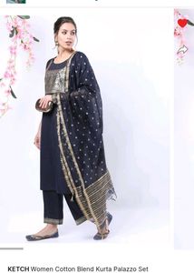 Dark Blue Kurti set