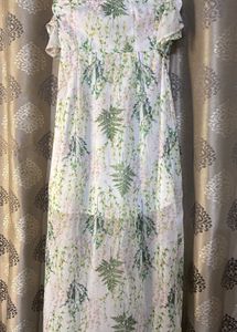 Floral Off-Shoulder Maxi Dress for vacation