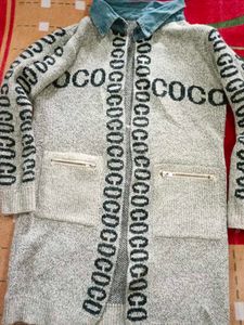 Coco Print Knit Cardigan