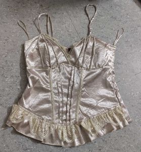 Vintage Lace Detail Ethereal Corset