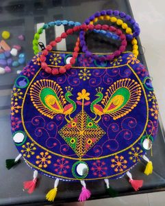 beautiful embroided sling bag
