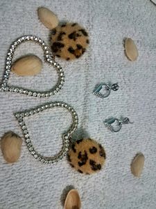 Combo  Pair Korean style Stud Earrings Set for Wom