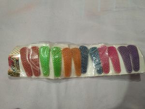 Pair Of 25 Multicolor Tictac Hair Pins For Girls