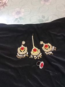 Earrings Mangtika fingering