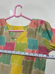 Patchwork Kurta Cord Set