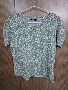 Green Floral Top For Women | 38