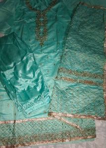 Beautiful Embroidery Work Kurta Set For Women