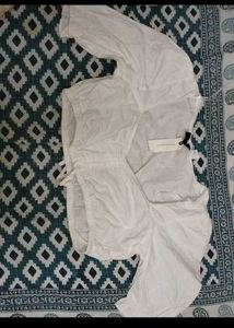 White Short Sleeve Top