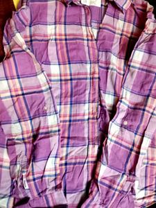 Purple Plaid Shirt
