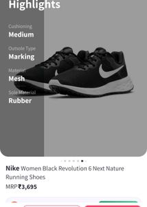 Nike Revolution 6 Running Shoes.
