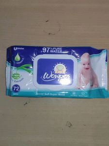 Wowper Baby Wipes 72 Pcs In 1pkt