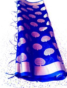 Pure Silk Kurta Set With Free New Saree
