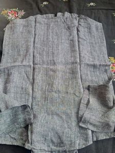 Half Shirt Linen Stylish Look 44 Size